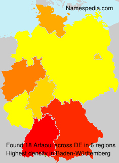 Surname Arfaoui in Germany Surname Arfaoui in Germany