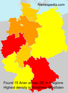 Surname Arian in Germany Surname Arian in Germany