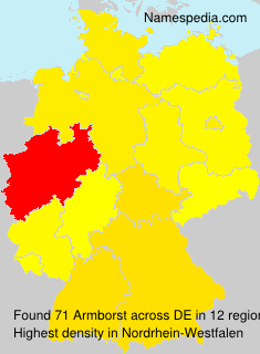 Surname Armborst in Germany Surname Armborst in Germany
