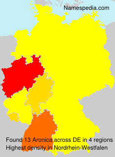 Surname Aronica in Germany Surname Aronica in Germany