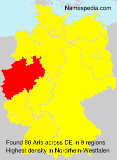 Surname Arts in Germany Surname Arts in Germany