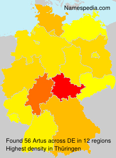 Surname Artus in Germany Surname Artus in Germany