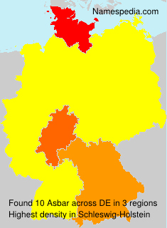 Surname Asbar in Germany Surname Asbar in Germany