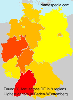 Surname Asci in Germany Surname Asci in Germany