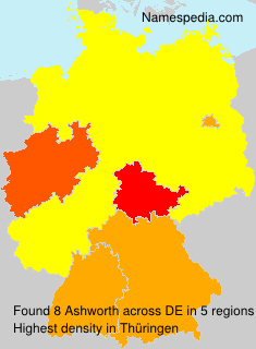 Surname Ashworth in Germany Surname Ashworth in Germany