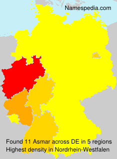Surname Asmar in Germany Surname Asmar in Germany
