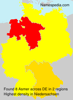 Surname Asmer in Germany Surname Asmer in Germany