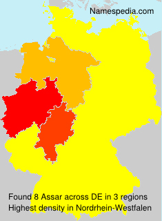 Surname Assar in Germany Surname Assar in Germany