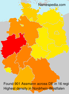 Surname Assmann in Germany Surname Assmann in Germany