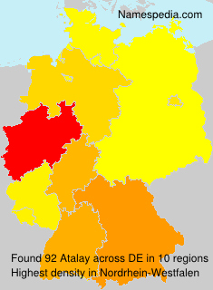 Surname Atalay in Germany Surname Atalay in Germany