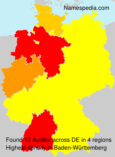 Surname Auditor in Germany Surname Auditor in Germany