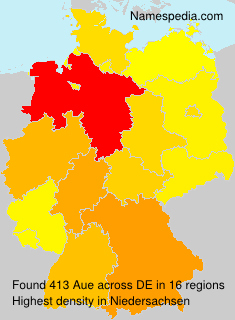 Surname Aue in Germany Surname Aue in Germany