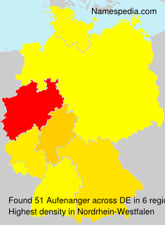 Surname Aufenanger in Germany Surname Aufenanger in Germany