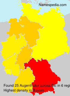 Surname Augenthaler in Germany Surname Augenthaler in Germany