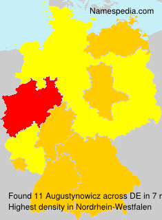 Surname Augustynowicz in Germany Surname Augustynowicz in Germany