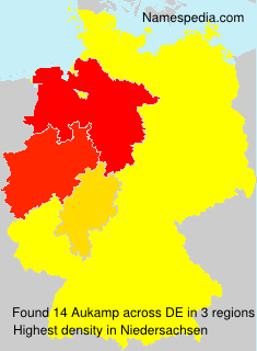 Surname Aukamp in Germany Surname Aukamp in Germany
