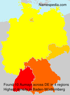 Surname Aumayr in Germany Surname Aumayr in Germany