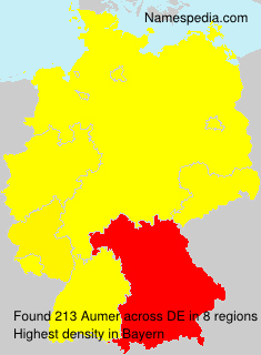 Surname Aumer in Germany Surname Aumer in Germany