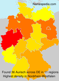 Surname Aurisch in Germany Surname Aurisch in Germany
