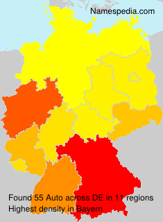 Surname Auto in Germany Surname Auto in Germany