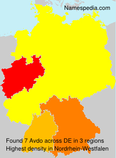 Surname Avdo in Germany Surname Avdo in Germany