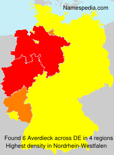 Surname Averdieck in Germany Surname Averdieck in Germany