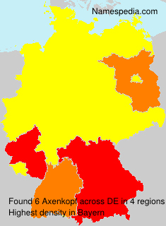 Surname Axenkopf in Germany Surname Axenkopf in Germany