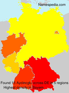 Surname Aydinoglu in Germany Surname Aydinoglu in Germany