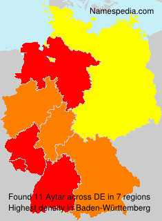 Surname Aytar in Germany Surname Aytar in Germany