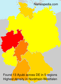 Surname Ayubi in Germany Surname Ayubi in Germany