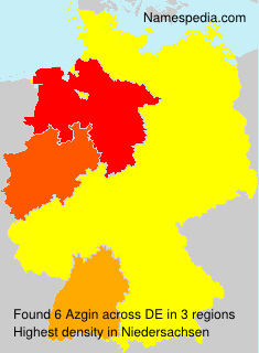 Surname Azgin in Germany Surname Azgin in Germany
