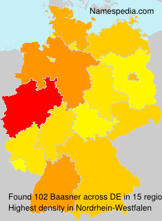 Surname Baasner in Germany Surname Baasner in Germany