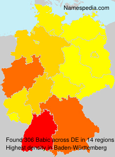 Surname Babic in Germany Surname Babic in Germany
