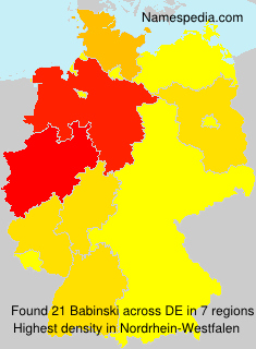 Surname Babinski in Germany Surname Babinski in Germany