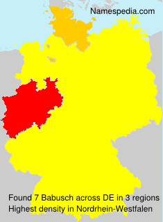 Surname Babusch in Germany Surname Babusch in Germany
