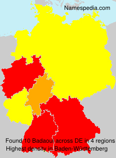 Surname Badaoui in Germany Surname Badaoui in Germany