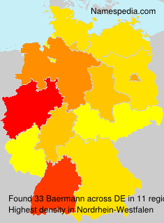 Surname Baermann in Germany Surname Baermann in Germany