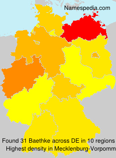 Surname Baethke in Germany Surname Baethke in Germany