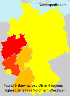 Surname Baev in Germany Surname Baev in Germany