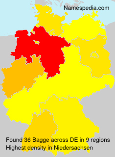 Surname Bagge in Germany Surname Bagge in Germany