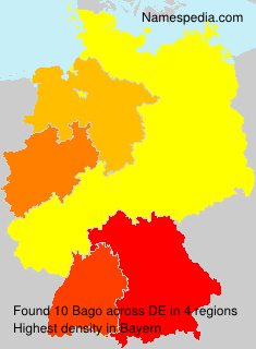 Surname Bago in Germany Surname Bago in Germany