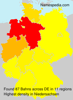 Surname Bahns in Germany Surname Bahns in Germany