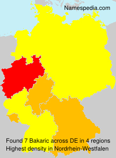 Surname Bakaric in Germany Surname Bakaric in Germany