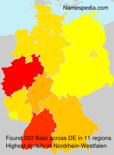 Surname Balci in Germany Surname Balci in Germany