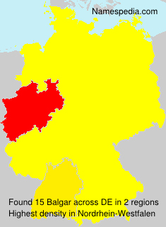 Surname Balgar in Germany Surname Balgar in Germany