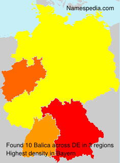 Surname Balica in Germany Surname Balica in Germany