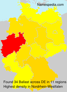 Surname Ballast in Germany Surname Ballast in Germany