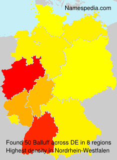 Surname Balluff in Germany Surname Balluff in Germany