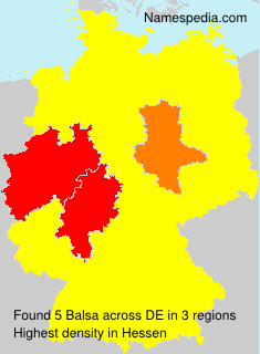 Surname Balsa in Germany Surname Balsa in Germany