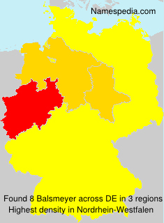 Surname Balsmeyer in Germany Surname Balsmeyer in Germany